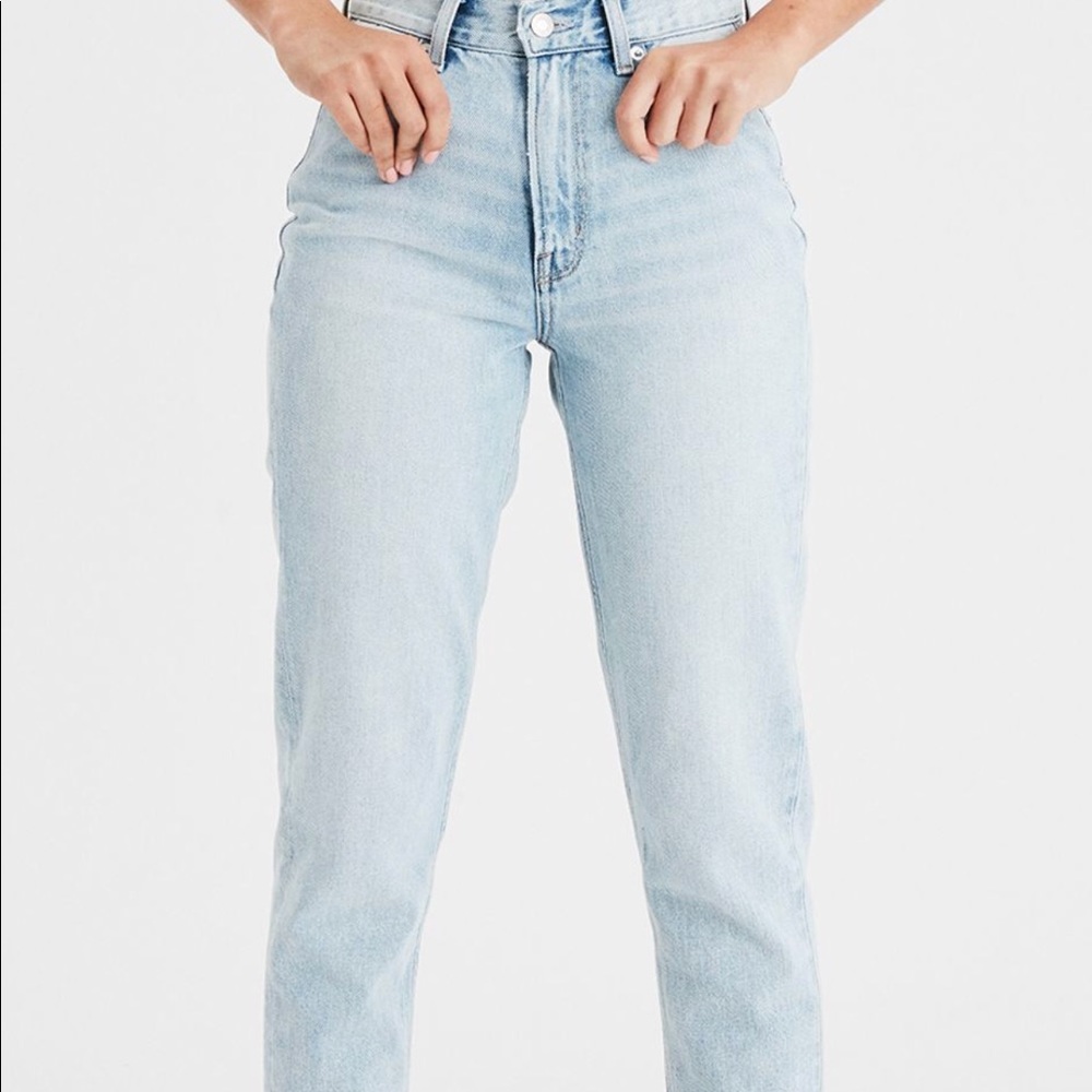 American Eagle mom jeans.